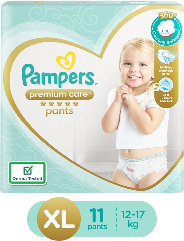Buy Pampers Premium Care Pants - Large Size Baby Diapers, Softest Ever Pampers  Pants, 9-14 Kg Online at Best Price of Rs 5596 - bigbasket