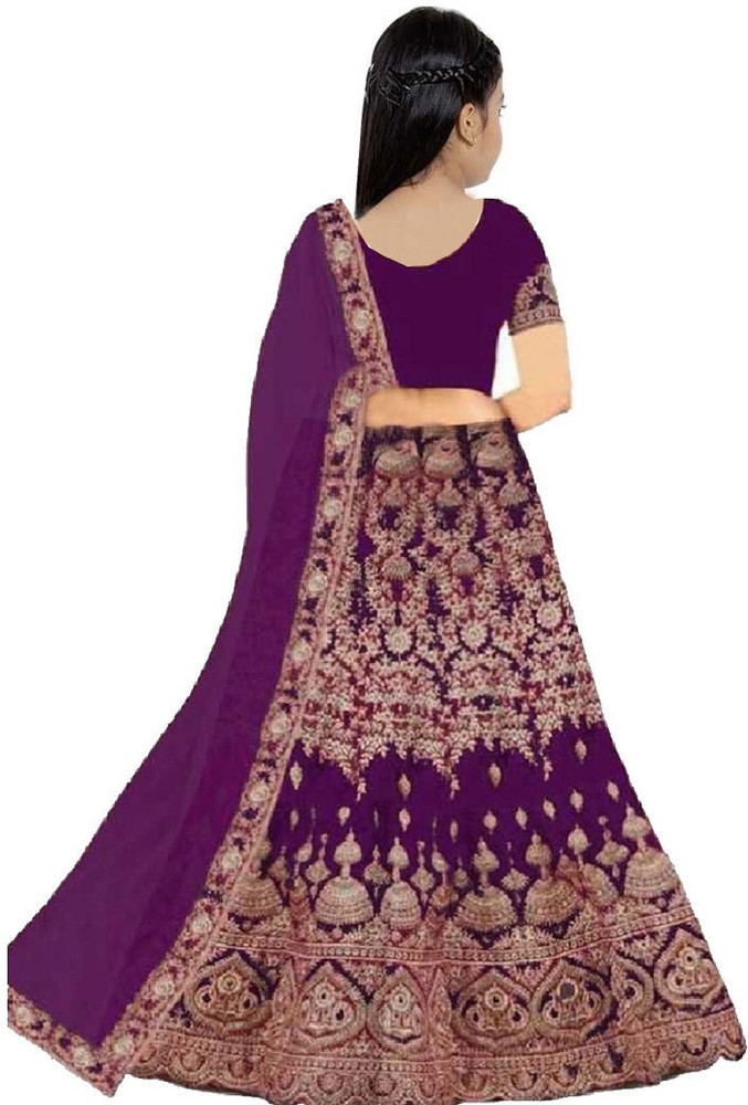Buy new designer tafetta silk embroiderd semistiched lehnga choli tm132a  Online @ ₹774 from ShopClues