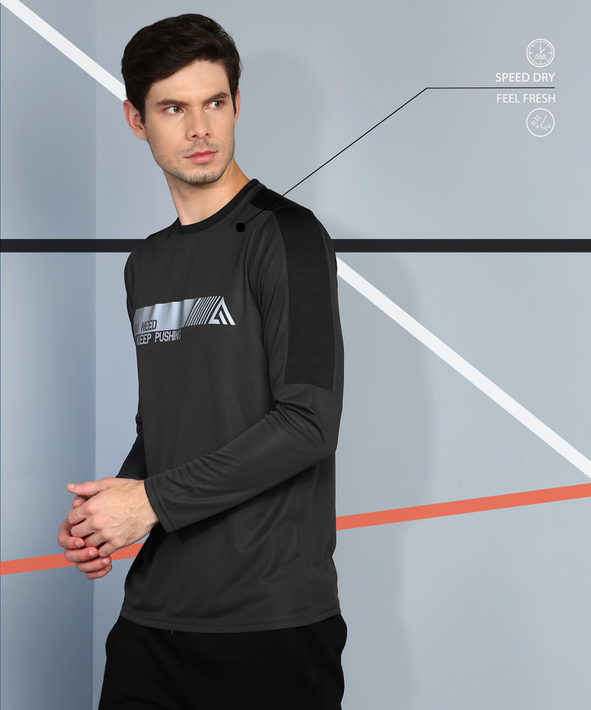 ADRENEX Graphic Print Men Round Neck 