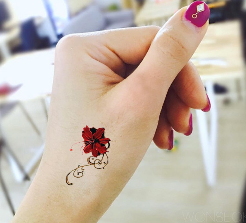 Bracelet flowers tattoo  Flower tattoos Tattoos Cover up tattoo