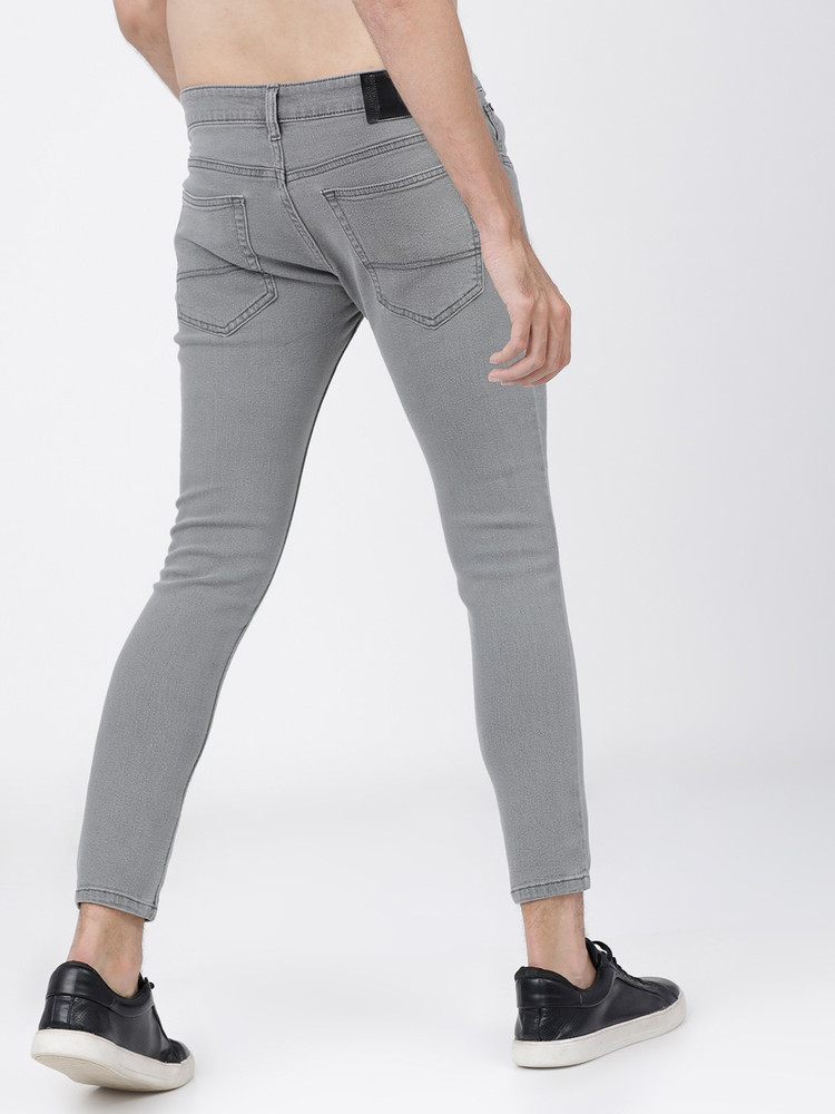HIGHLANDER Tapered Fit Men Grey Jeans 
