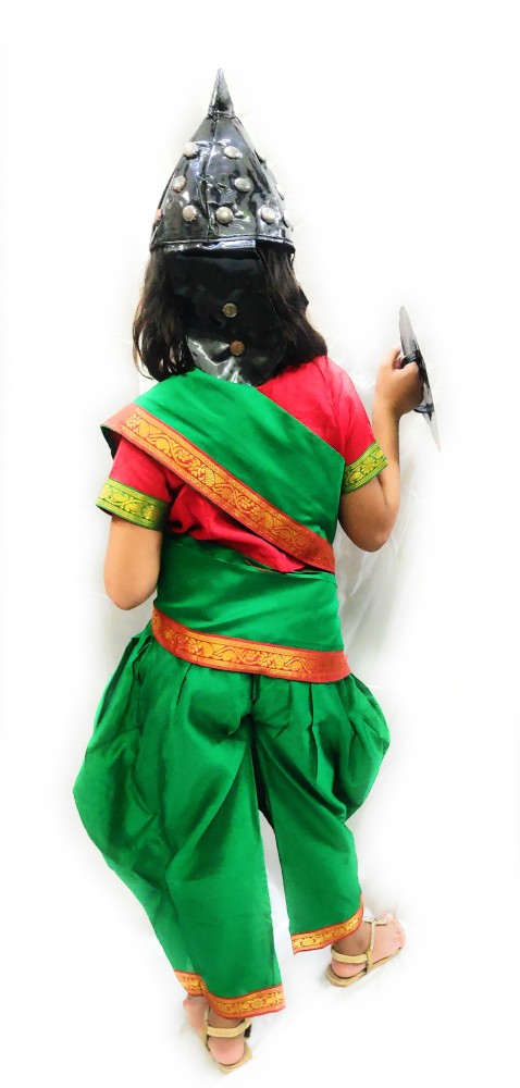 Jhansi Ki Rani Laxmi Bai makeup for school fancy dress | Rani Jhansi | Lakshmi  bai saree draping | in 2023 | Jhansi, Freedom fighters, Fancy dress