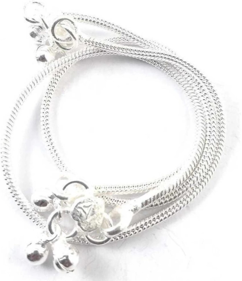 Flipkart hot sale silver anklets