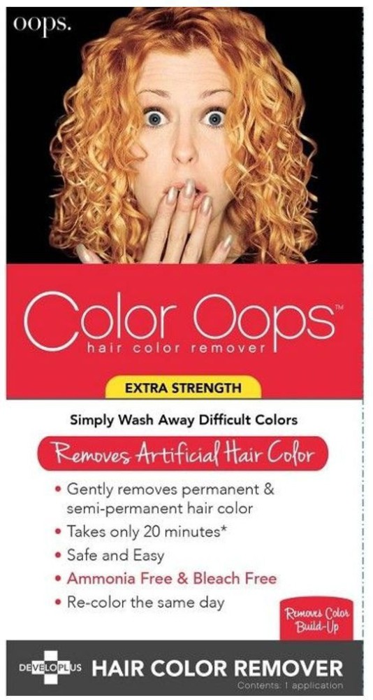 Buy Color Oops Hair Color Remover Extra Strength 1 Application Online at  Low Prices in India  Amazonin