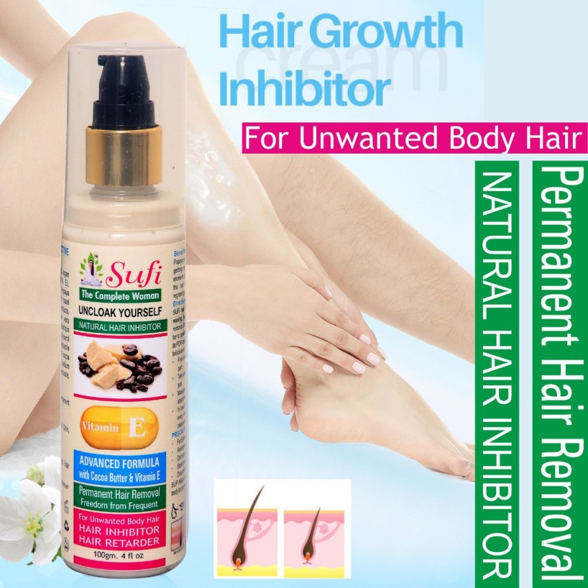 KURAIY 100 Permanant Hair Growth Removal Inhibitor Beard Bikini Intimate  Legs Body Armpit Lotioin Painless
