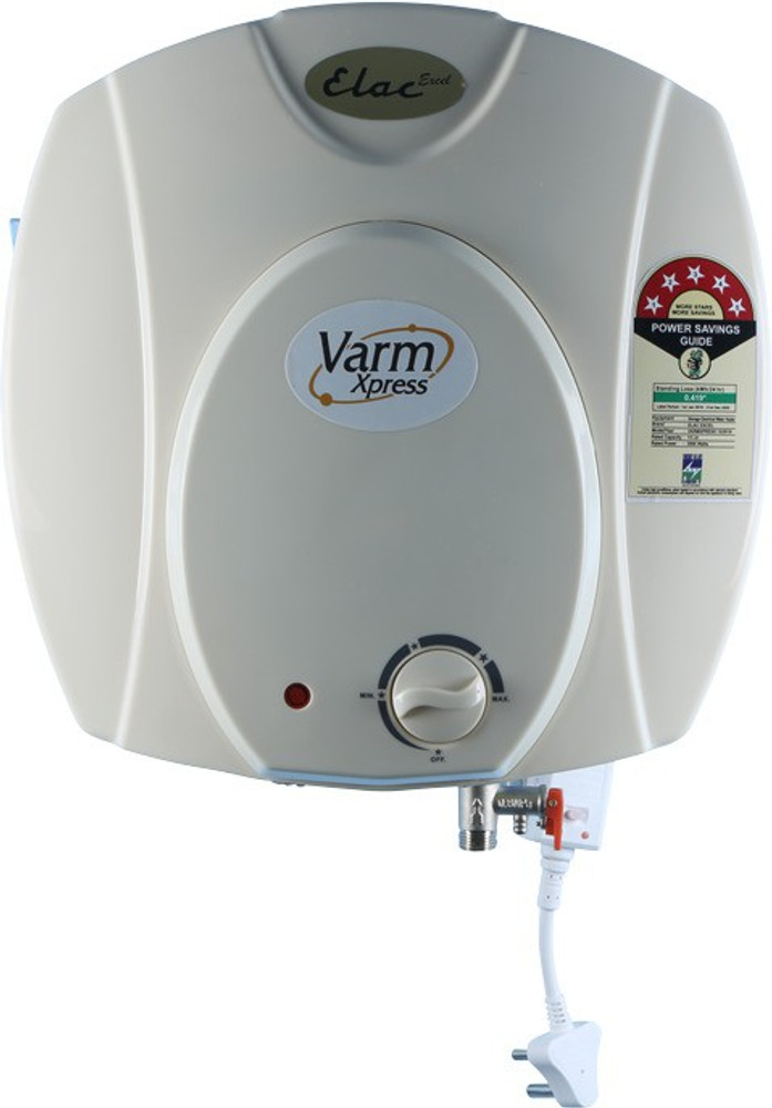 Elac 10 L Storage Water Geyser (VARM XPRESS 10L, White) Price in India -  Buy Elac 10 L Storage Water Geyser (VARM XPRESS 10L, White) online at  Flipkart.com