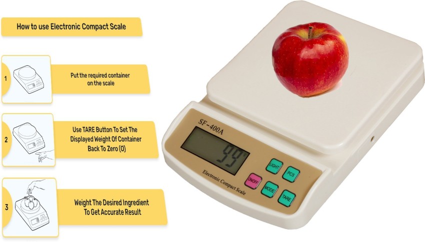 Glancing 1Gram-10 Kg Weight Scale Lcd Kitchen Weight Scale Machine