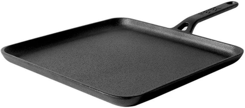 Meyer Pre-Seasoned Cast Iron Flat Dosa/ Roti/ Chapati Tawa Pan With Stick  Handle, Dosa Kallu, Iron Tawa - Velan Store