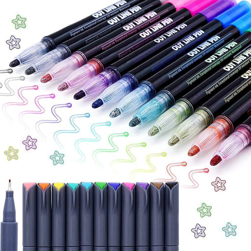 Gel Pens 30 Colors Gel Marker Set Colored Pen with 40% More Ink for Adult Coloring Books Drawing Doodling Crafts Scrapbooks Bullet Journaling