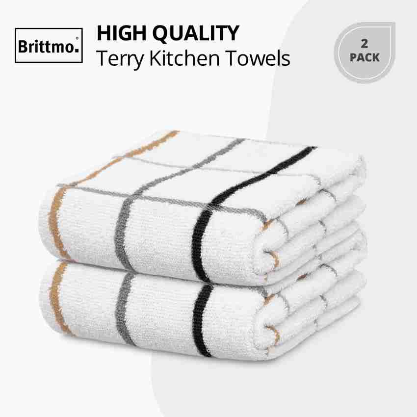 Tan Kitchen Towels, 2-Pack