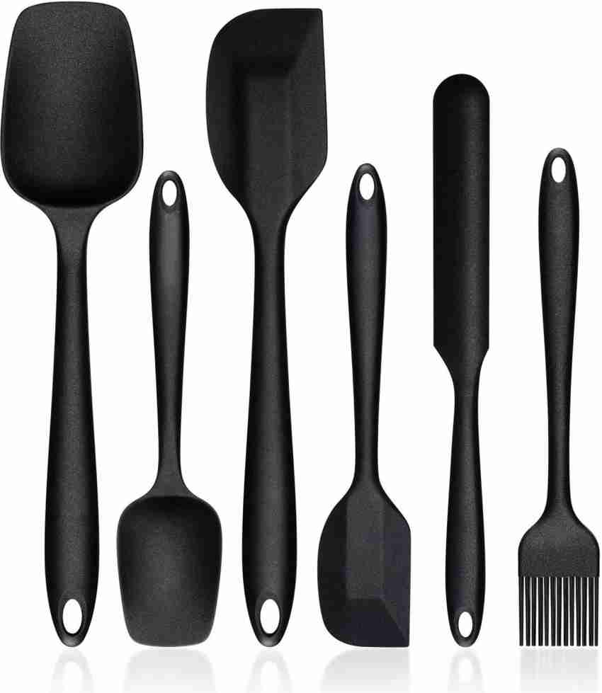 Silicone Jar Spatulas, Heat Resistant Non-Stick Rubber Scraper for Jars and  Blenders, Silicone Mixing Stick