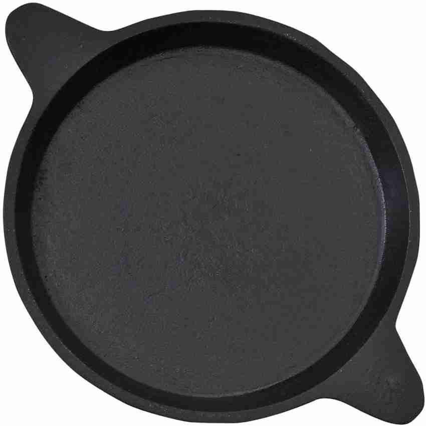 Cast Iron Appa Chatti with Lid / Appam pan For Kitchen use Pack of 1 Piece