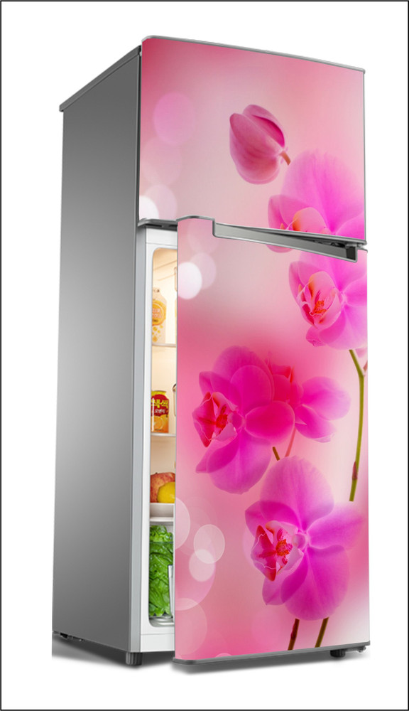 Divine studio Orchid Flower SprayLarge Single Door Fridge Wallpaper And Decal Self Adhesive Fridge Wallpaer_Water Droplet Print Extra Large Self Adhesive Sticker Price in India - Buy Divine studio Orchid Flower SprayLarge Divine studio Orchid Flower SprayLarge Single Door Fridge Wallpaper And Decal Self Adhesive Fridge Wallpaer_Water Droplet Print Extra Large Self Adhesive Sticker Price in India - Buy Divine studio Orchid Flower SprayLarge