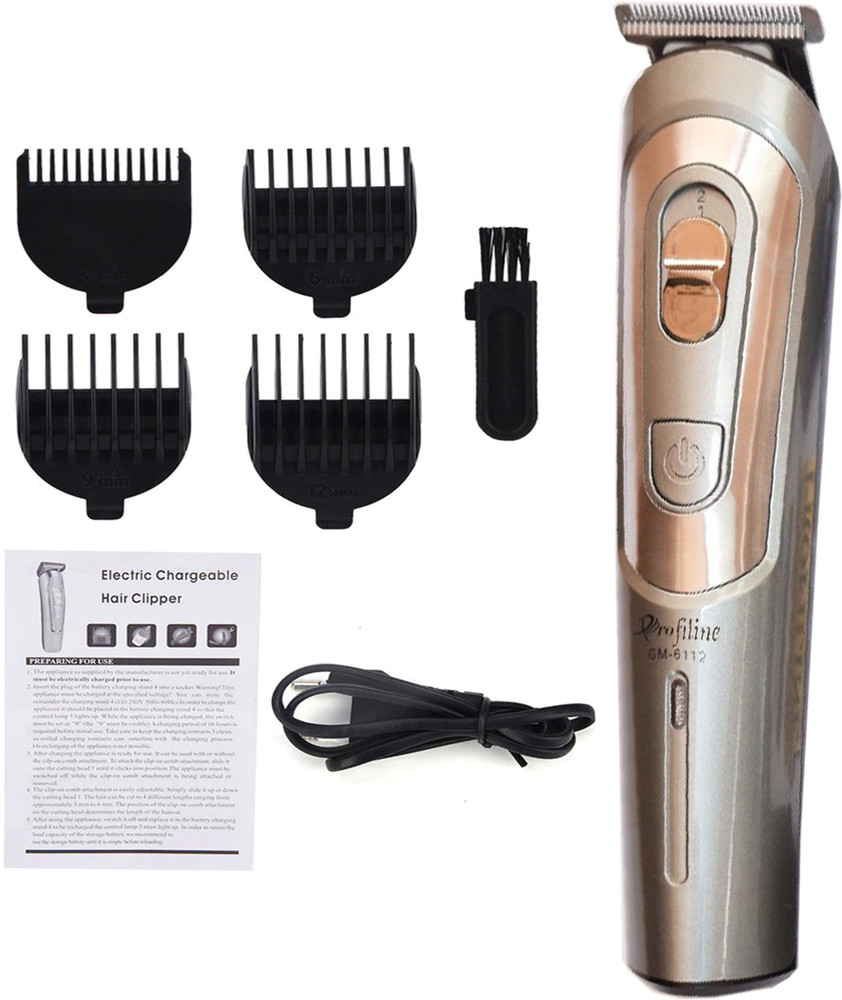 Tradhi Original 538 Hair trimmer for men Clipper Shaver Rechargeable Hair  Machine Fully Waterproof Trimmer 60 min Runtime 4 Length Settings Price in  India  Buy Tradhi Original 538 Hair trimmer for
