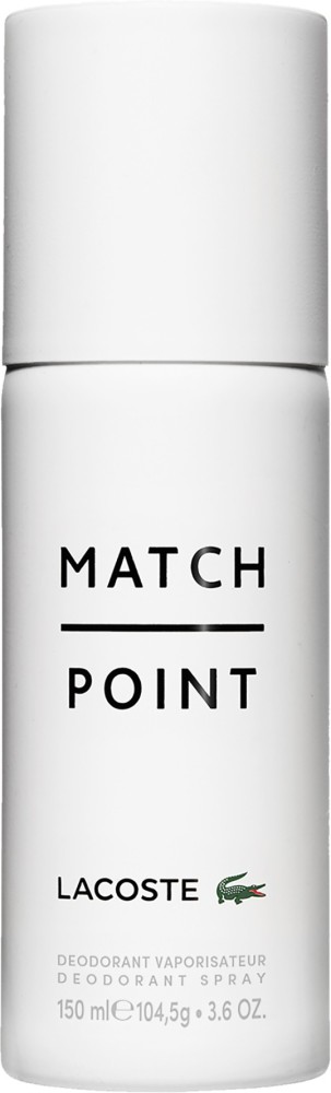 LACOSTE Match Point Deo Spray 150ml Body Spray - For Men - Price in India, Buy LACOSTE Match Deo 150ml Body - For Men Online In India, Reviews Ratings | Flipkart.com