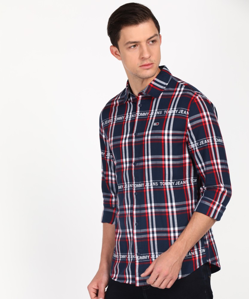 tommy jeans check shirt