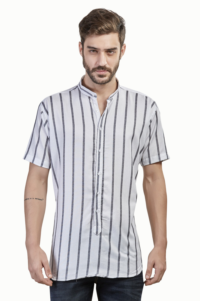MASTER MARK Men Printed Casual White 