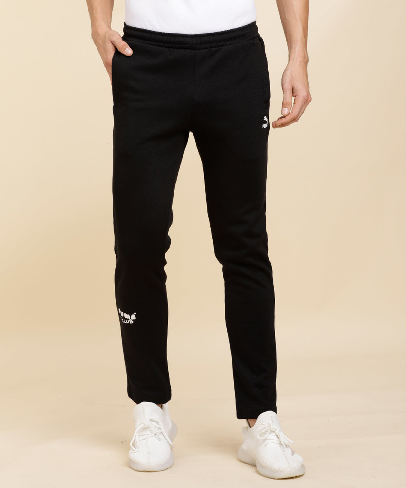 PUMA Graphic Sweatpants Solid Men Black 