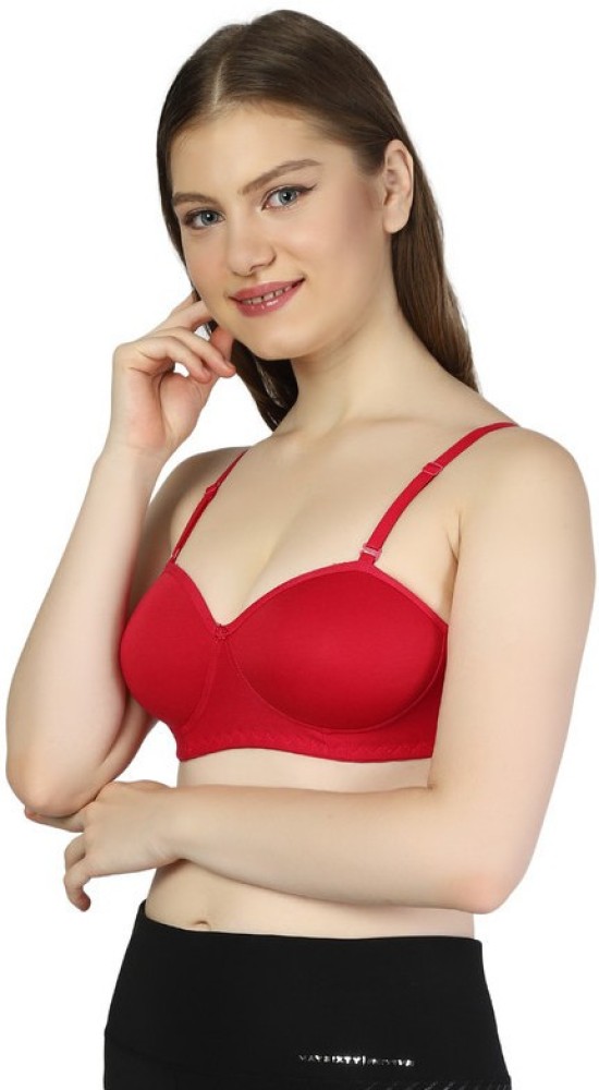 Sleek edge Women T-Shirt Lightly Padded Bra - Buy Sleek edge Women