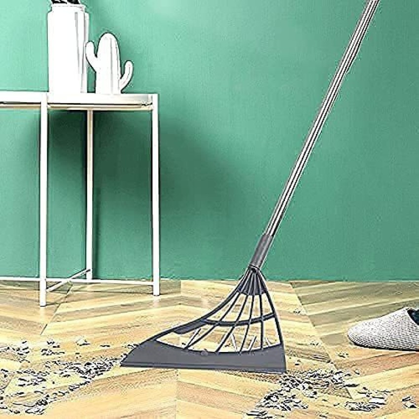 Multifunction Magic Broom, Household Silicone Wiper Floor Squeegee  Non-Stick Hair Sweeping Tool 4 in 1 Adjustable Floor Scraping Sweeper for  Bathroom