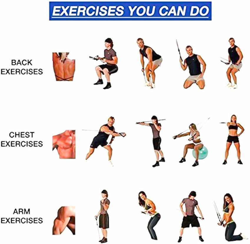 Handle toning tube exercises deals