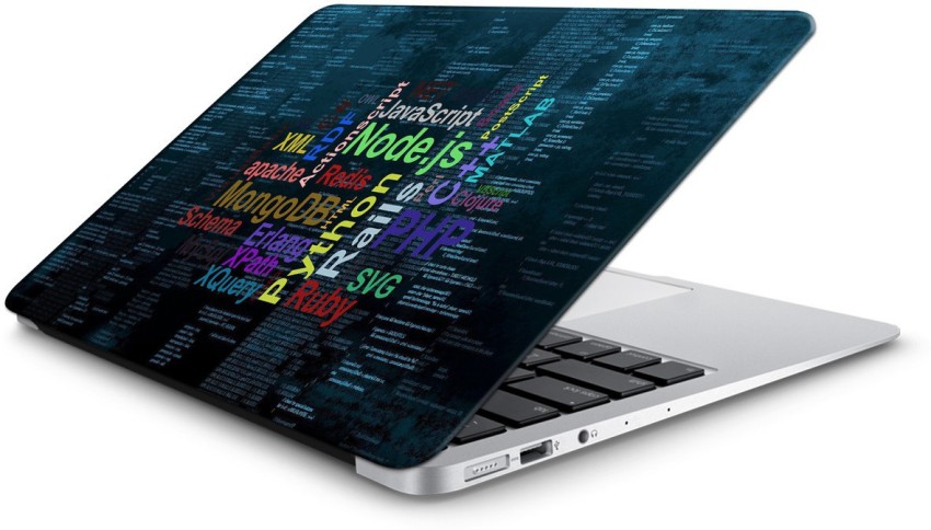 Yuckquee Programming/Coding Laptop Skin for HP,Asus,Acer,Dell,Apple printed  on 3M Vinyl, HD,Laminated, Scratchproof,Laptop Skin/Sticker/Vinyl for 14.1,  14.4, 15.1, 15.6 inches P-33 Vinyl Laptop Decal 15.6 Price in India - Buy  Yuckquee Programming