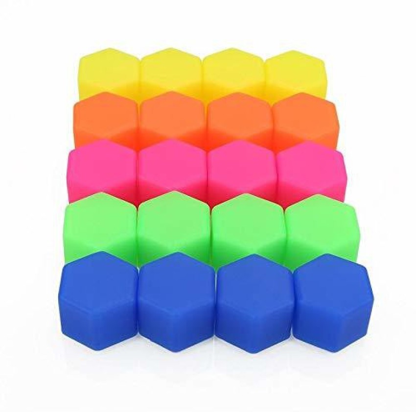 BUABO Car Wheel Hub Screw Cover Silicone Car Wheel Nuts Bolts Cover Dust  Protective Tyre Valve Screw Cap Cover (20pcs) Wheel Cover For Universal For  Car Universal For Car Price in India