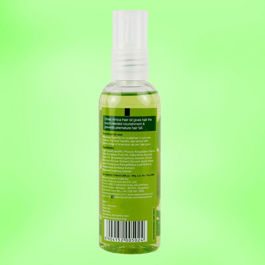 Omeo Arnica Hair Oil Buy bottle of 200 ml Oil at best price in India  1mg
