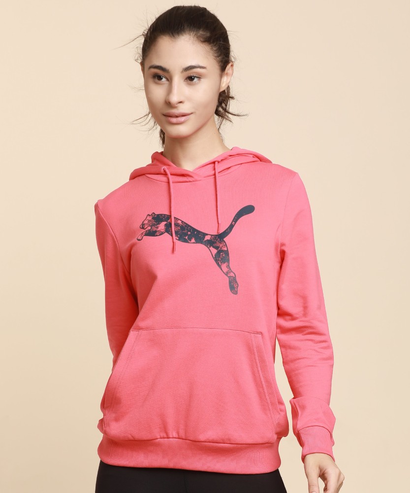 puma full sleeve printed women sweatshirt