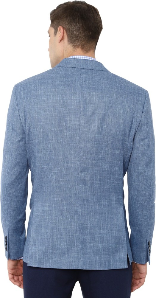 Buy Louis Philippe Louis Philippe Men Woolen Solid Single-Breasted Long  Sleeves Tailored Tweeds Formal Blazer at Redfynd