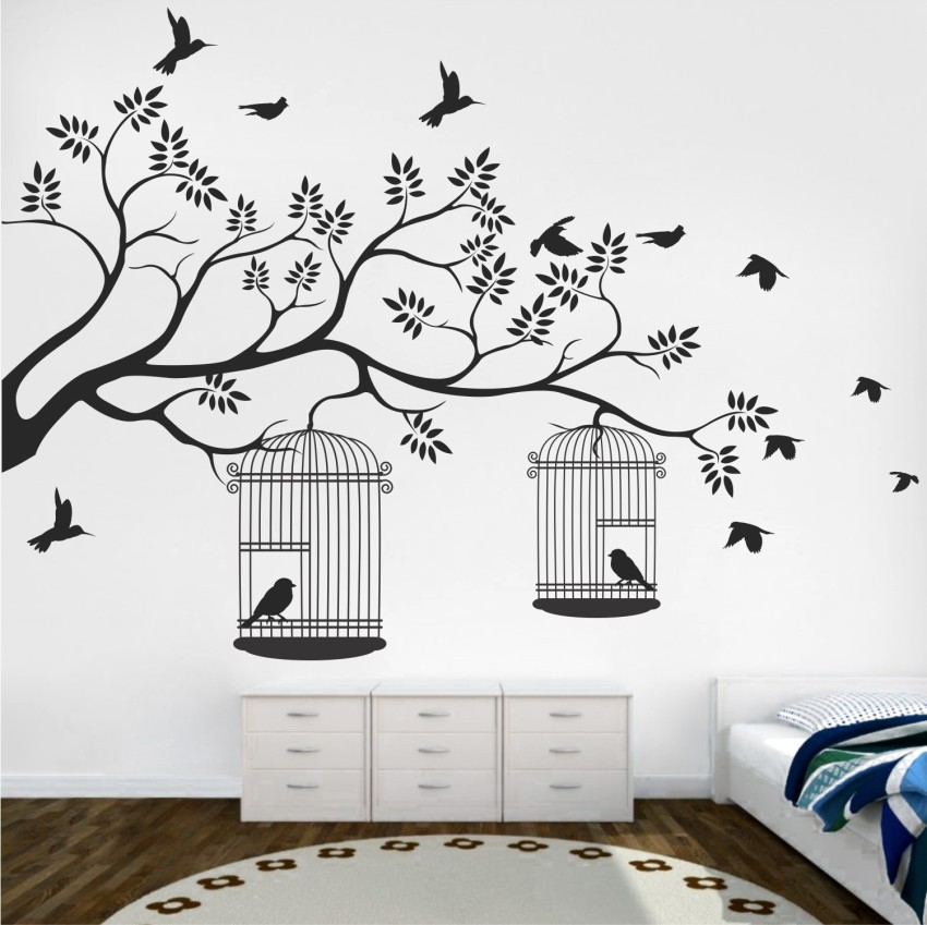 tree drawing wall painting