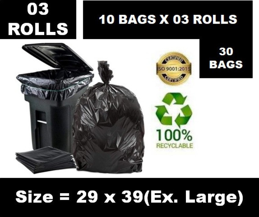 Buy Shalimar Premium OXO - Biodegradable Garbage Bags 30 x 37 Inches (Extra  Large) 60 Bags (4 rolls) Dustbin Bag/Trash Bag - Green Color Online at Best  Prices in India - JioMart.