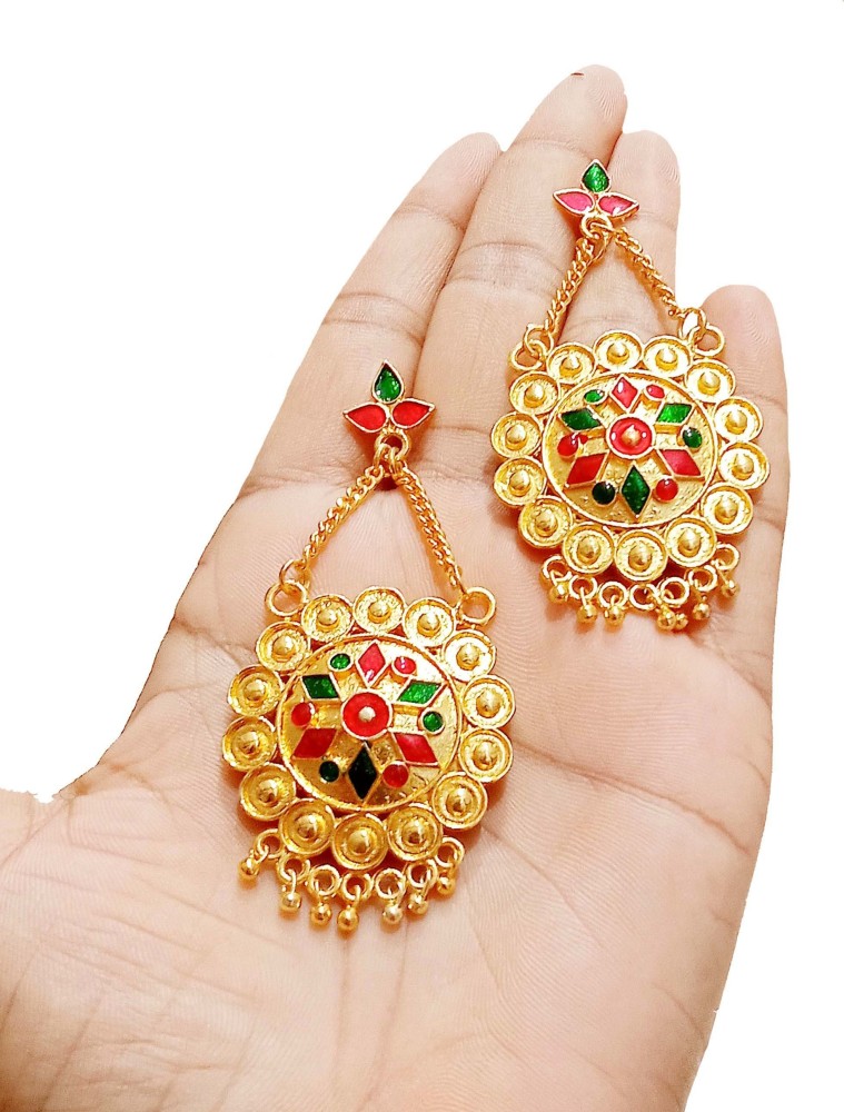 assamese traditional jewellery peacock design earringasomiya gohona111820  at Rs 120  1pair in Sivasagar