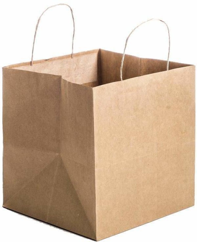 Brown Paper Bags | With Handles | Takeaway Small - Australia