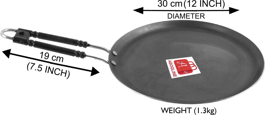 2mm Cast Iron Dosa Tawa, Size/Diameter: 30 cm