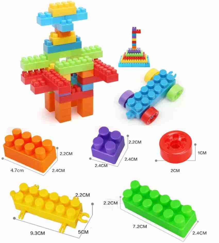 100pcs 1cm Stacking Cubes Puzzles Development Playset