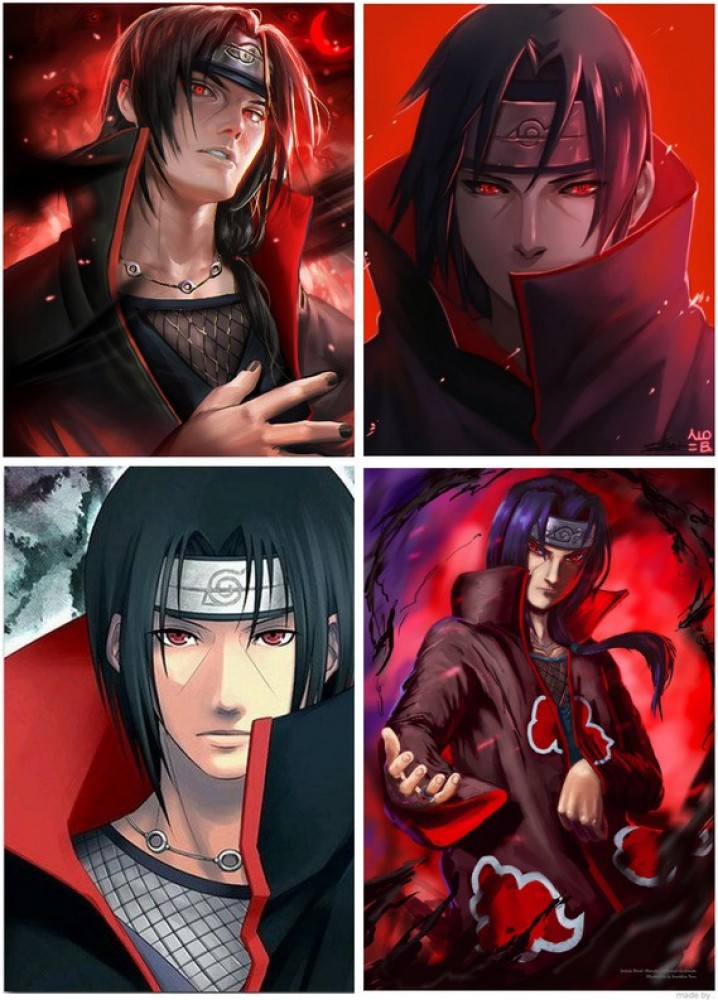 Itachi Uchiha (Anime Series) Poster collection (Set of 4 Posters) Matte  Finish Poster Paper Print - Animation & Cartoons posters in India - Buy  art, film, design, movie, music, nature and educational