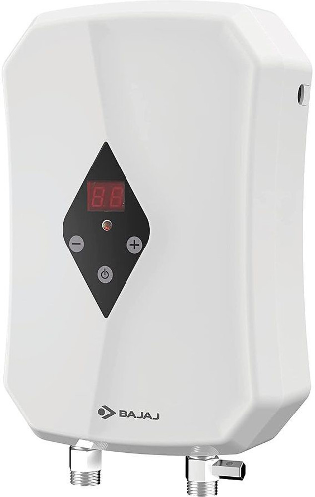 BAJAJ Tankless Instant Water Geyser (BAJAJ FLASHY 3 KW Slim Digital  Temperature Geyser, White) Price in India - Buy BAJAJ Tankless Instant  Water Geyser (BAJAJ FLASHY 3 KW Slim Digital Temperature Geyser,