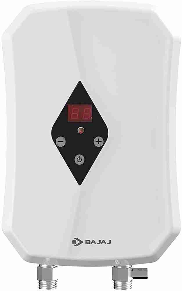 BAJAJ Tankless Instant Water Geyser (BAJAJ FLASHY 3 KW Slim Digital  Temperature Geyser, White) Price in India - Buy BAJAJ Tankless Instant  Water Geyser (BAJAJ FLASHY 3 KW Slim Digital Temperature Geyser,