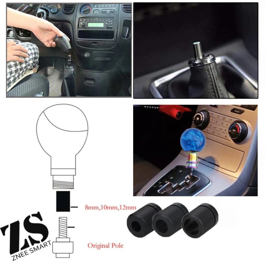 Car Modification Universal Manual Gear Head Leather Gear Lever For Models  Manual Automatic Gear Models Without