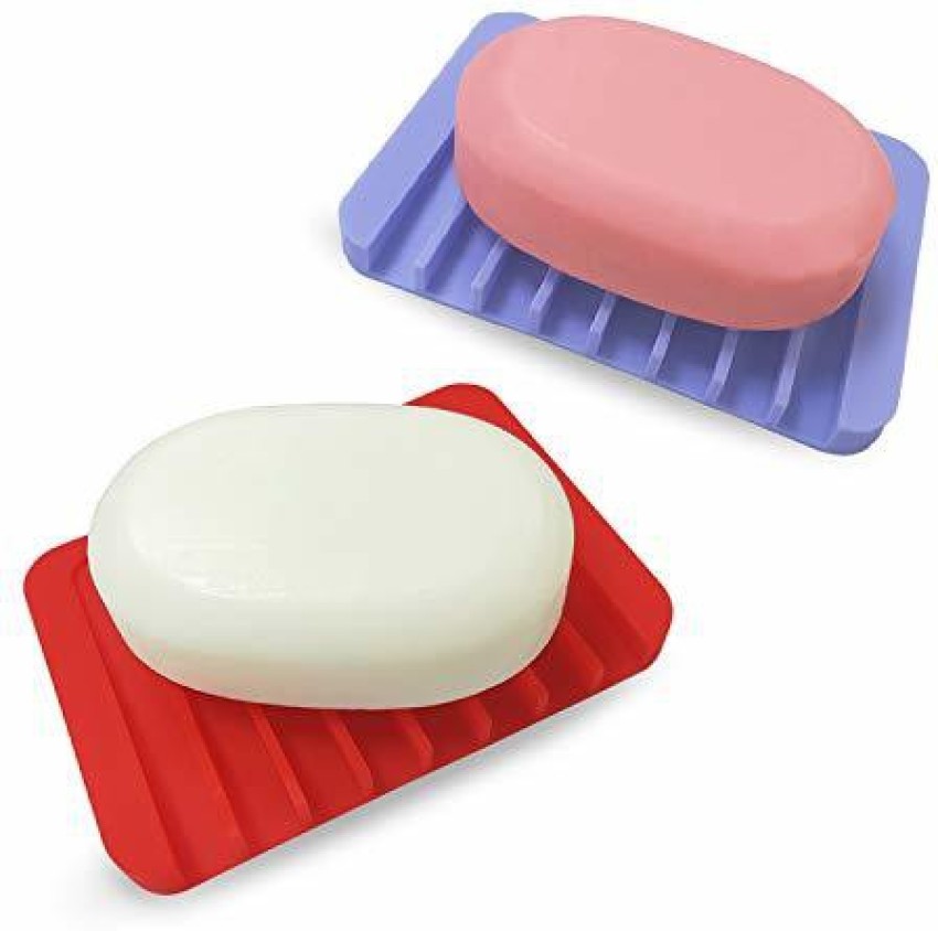 Magnusdeal Silicon soap drying mat Self Draining Silicone Drying