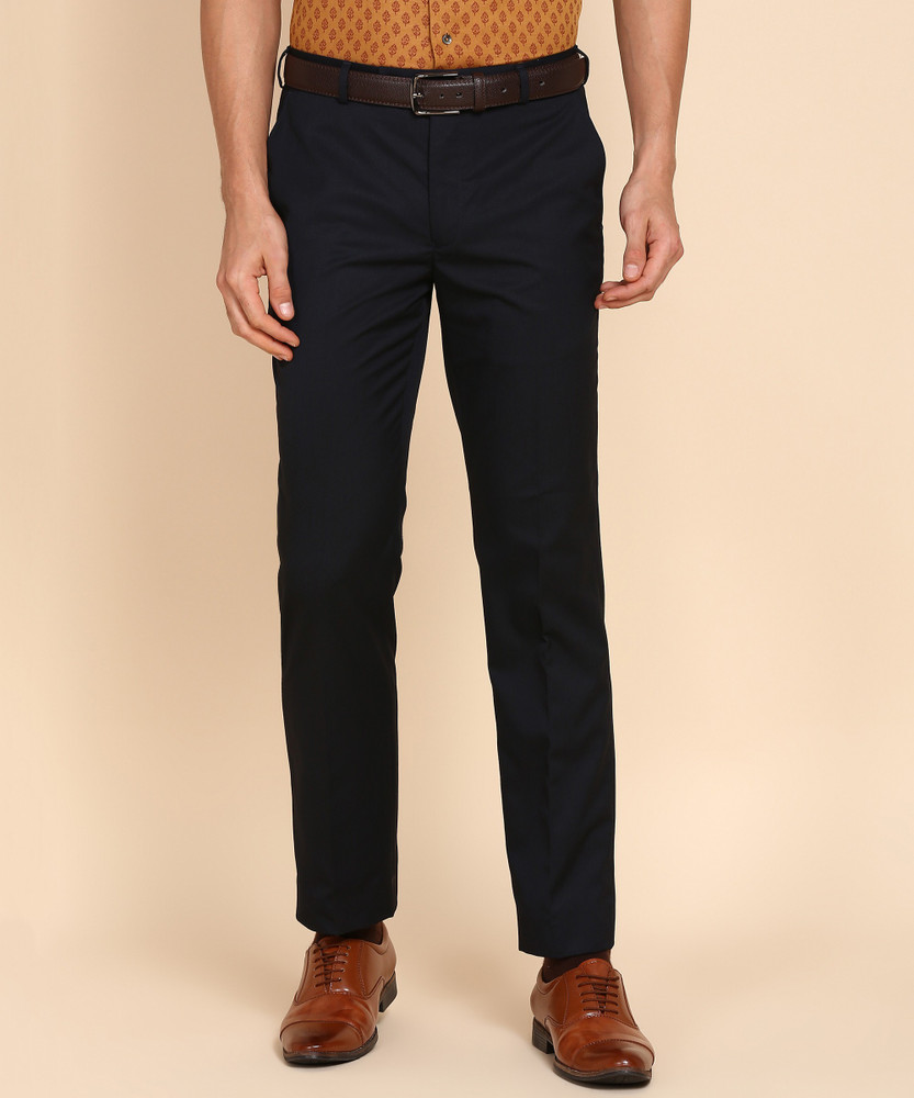 PARK AVENUE Regular Fit Men Dark Blue 