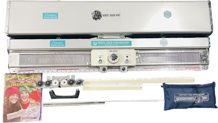 White Tiger Knit Knitting Machine-48 Needles Smart Weaving Loom Round  Spinning Knitting Machines Manual Sewing Machine Price in India - Buy White  Tiger Knit Knitting Machine-48 Needles Smart Weaving Loom Round Spinning