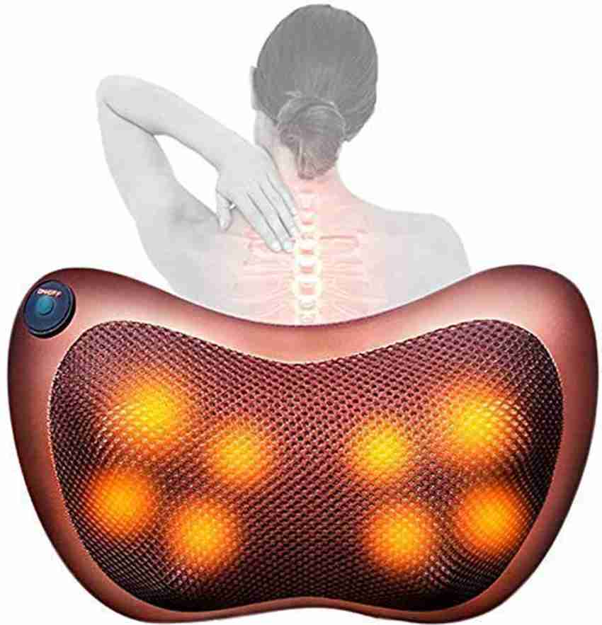 Back and Neck Massager with Heat - 3D Kneading Massage Cushion Pain Relief  BROWN