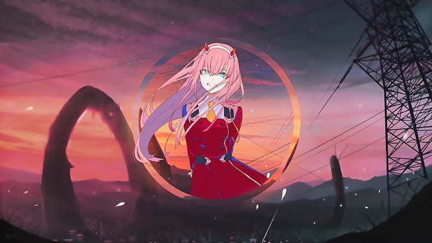 Zero Two Darling Darling In The Franxx Matte Finish Poster Paper Print -  Animation & Cartoons posters in India - Buy art, film, design, movie,  music, nature and educational paintings/wallpapers at