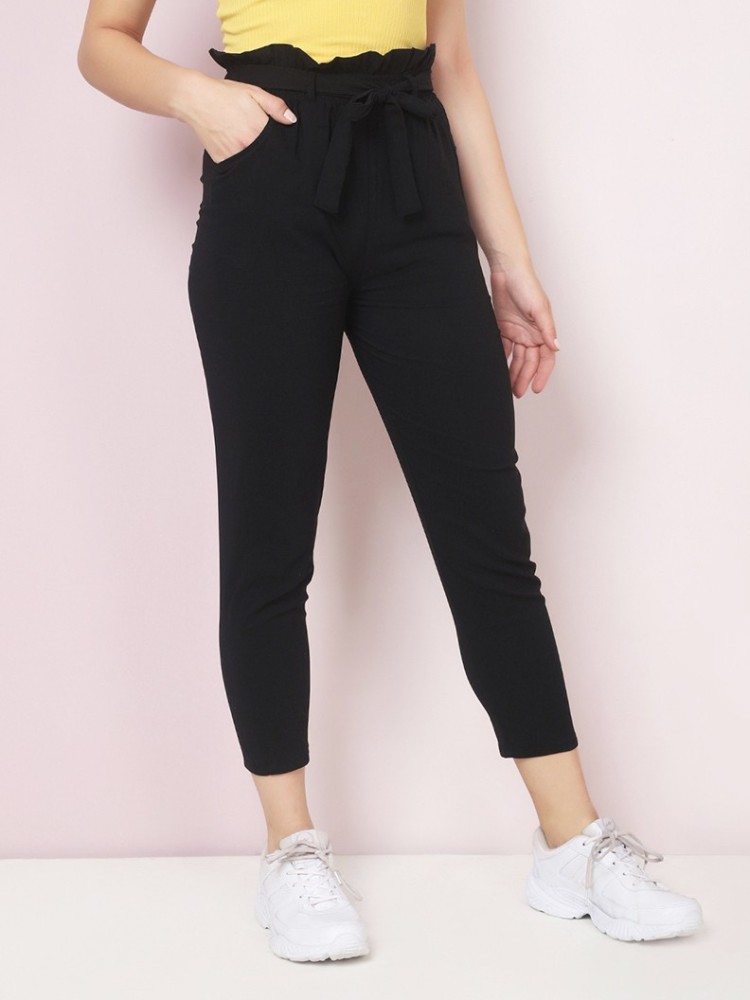 Buy Men Black Solid Super Slim Fit Casual Trousers Online  701875  Peter  England