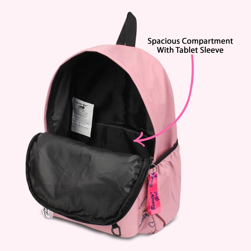 Posshusa Girls Travel Laptop Bag pack Bookbags (Pink) 15 L Laptop Backpack  Pink - Price in India