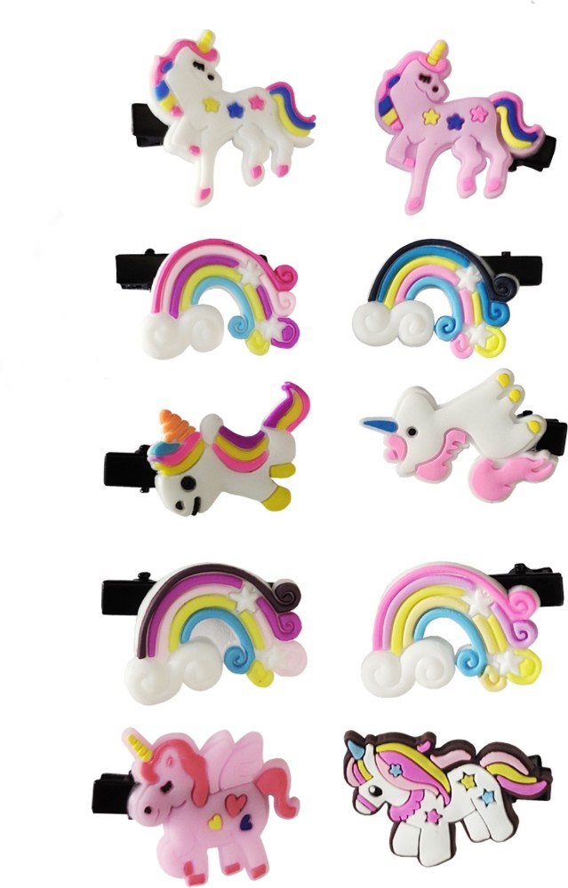 Buy 2 pcs Yellow Unicorn Charm Hair Clips For Girls Kids And Toddlers  Yellow Pack of 2 Pcs at eChoice India