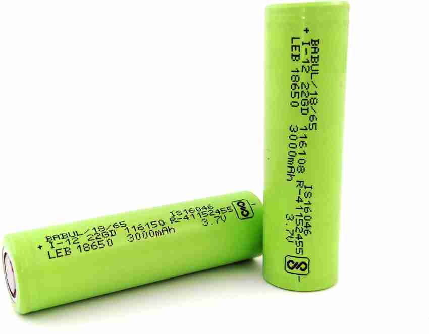 Lonaar Rechargeable Lithium Ion 18650 Cell 3.7V 2000mAh 3C DIY (not AAA or  AA) Battery - Lonaar 