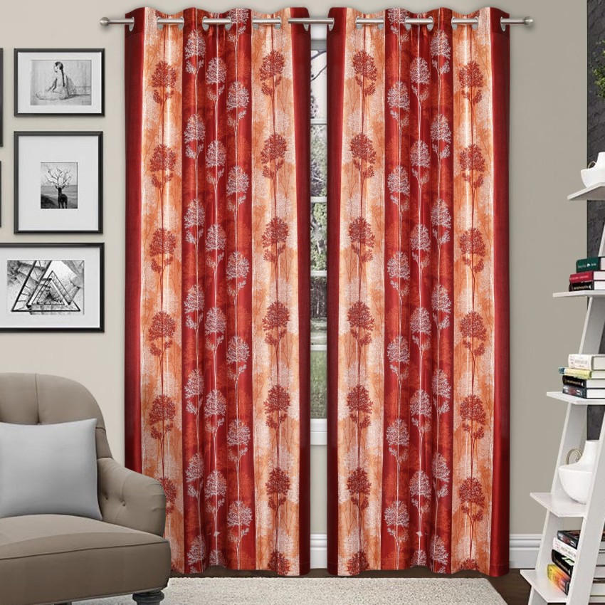 REYANSH DECOR 152 cm (5 ft) Polyester Room Darkening Window Curtain (Pack  Of 2) - Buy REYANSH DECOR 152 cm (5 ft) Polyester Room Darkening Window  Curtain (Pack Of 2) Online at Best Price in India